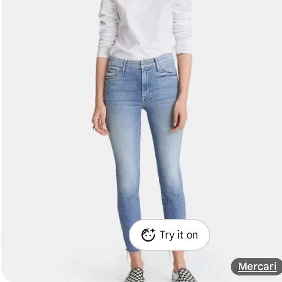 Mother High Waisted Looker Ankle Fray Womens 30 - Picture 1 of 6